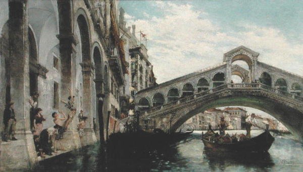 Un carico insolito, c.1890 da Italian School