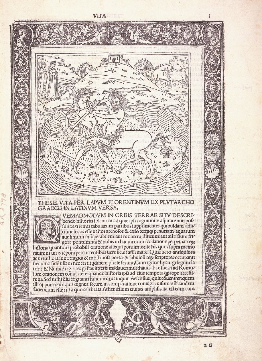 Pagina illustrata da un