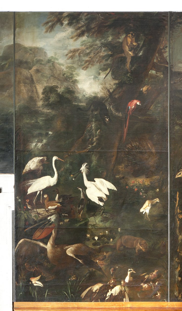 Animali, Mito di Orfeo (dettaglio) da Italian School