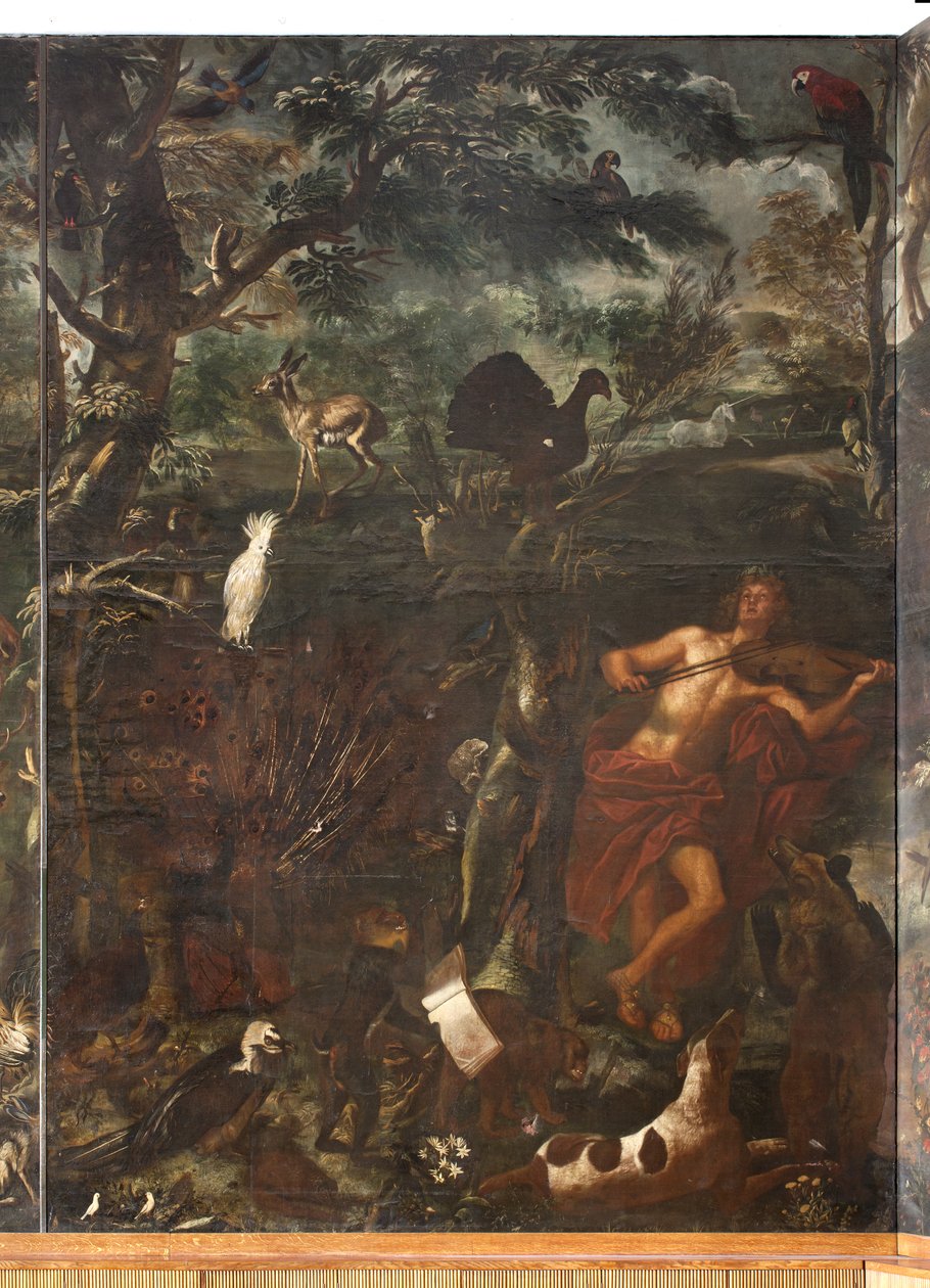 Animali, Mito di Orfeo (dettaglio) da Italian School