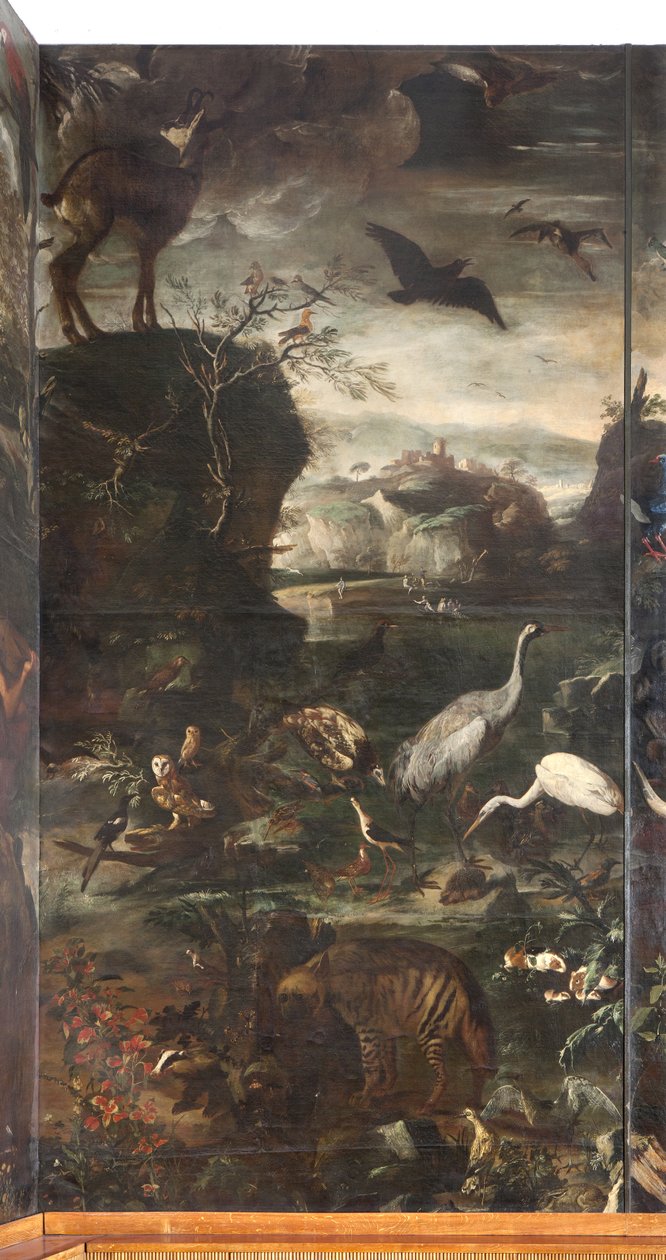 Animali, Mito di Orfeo (dettaglio) da Italian School