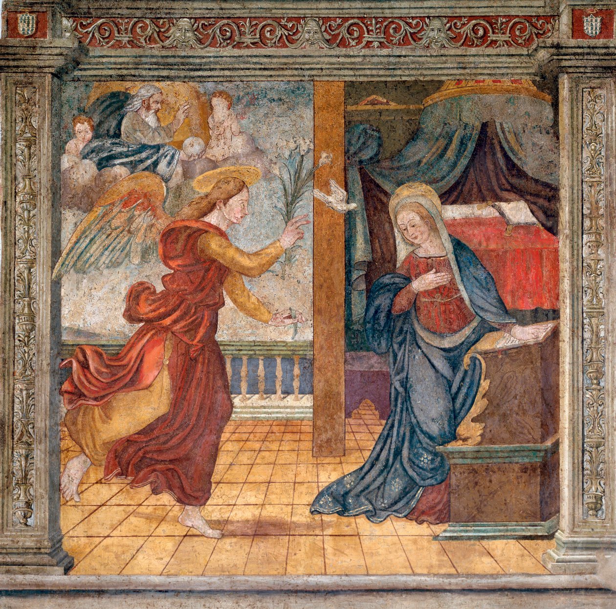 Affresco anonimo della fine del XV secolo da Italian School