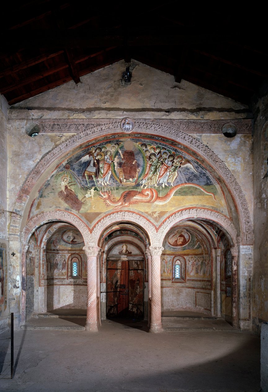 Apocalisse - affresco da Italian School