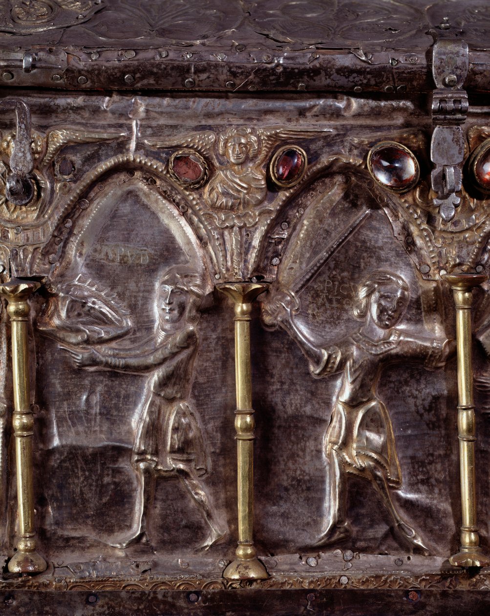 Arca di Barbarossa, con scene della vita di San Giovanni Battista da Italian School