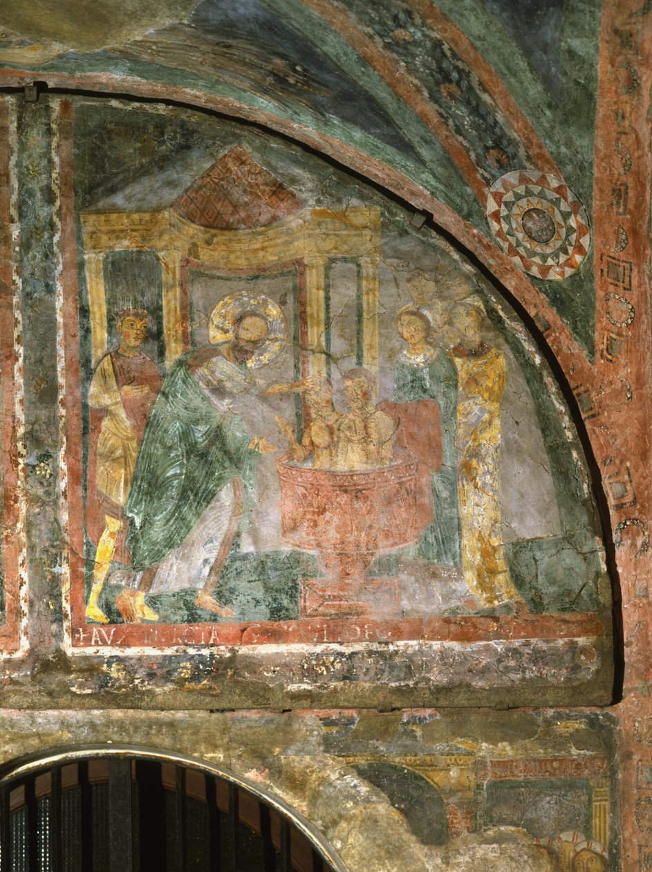 Battesimo di Santa Pudenziana da Italian School