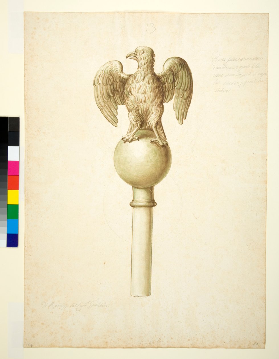 Aquila di bronzo da Italian School