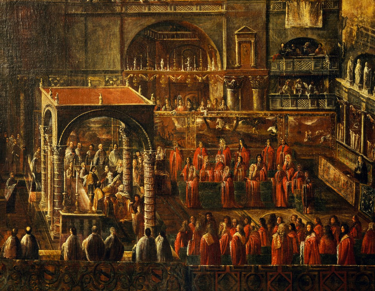 Cerimonia nella Basilica di San Marco a Venezia da Italian School