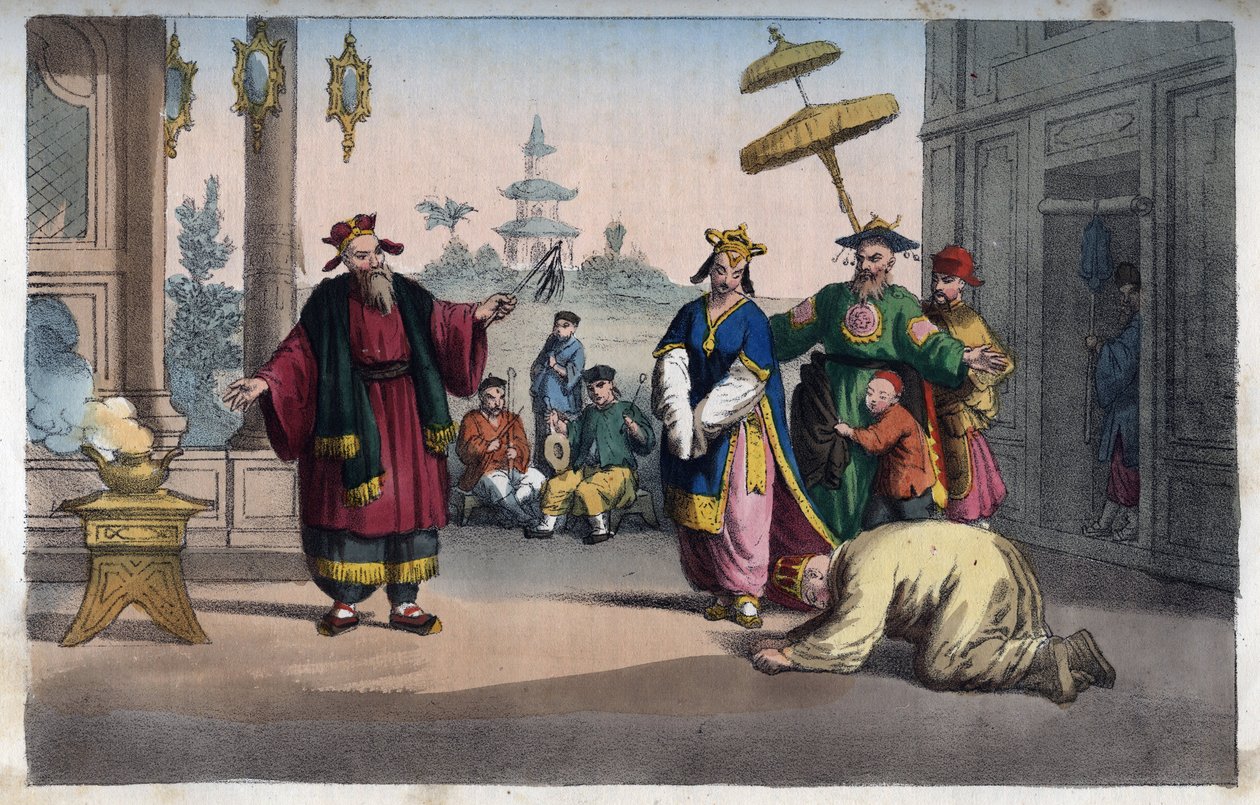 Cina - Una rappresentazione teatrale all
