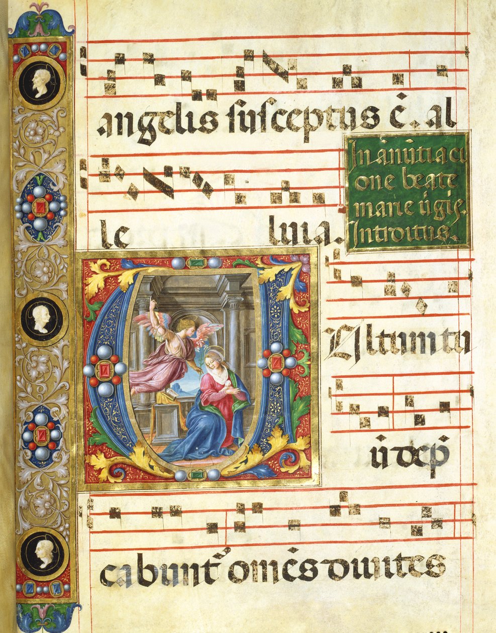 Miniatura corale con l