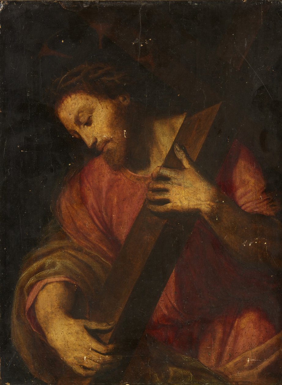 Cristo che porta la croce da Italian School