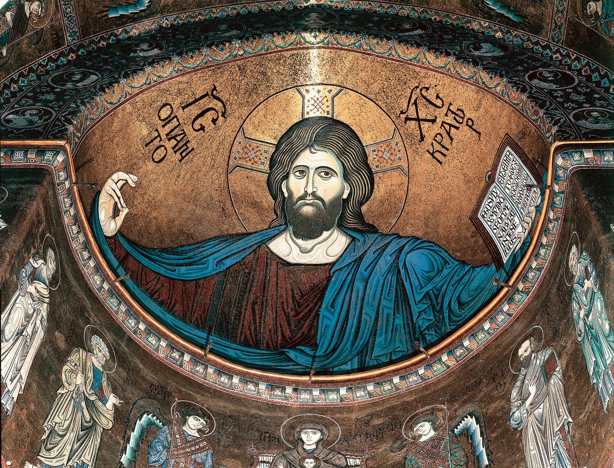 Cristo pantocratore o Cristo in Gloria, decorazione dell