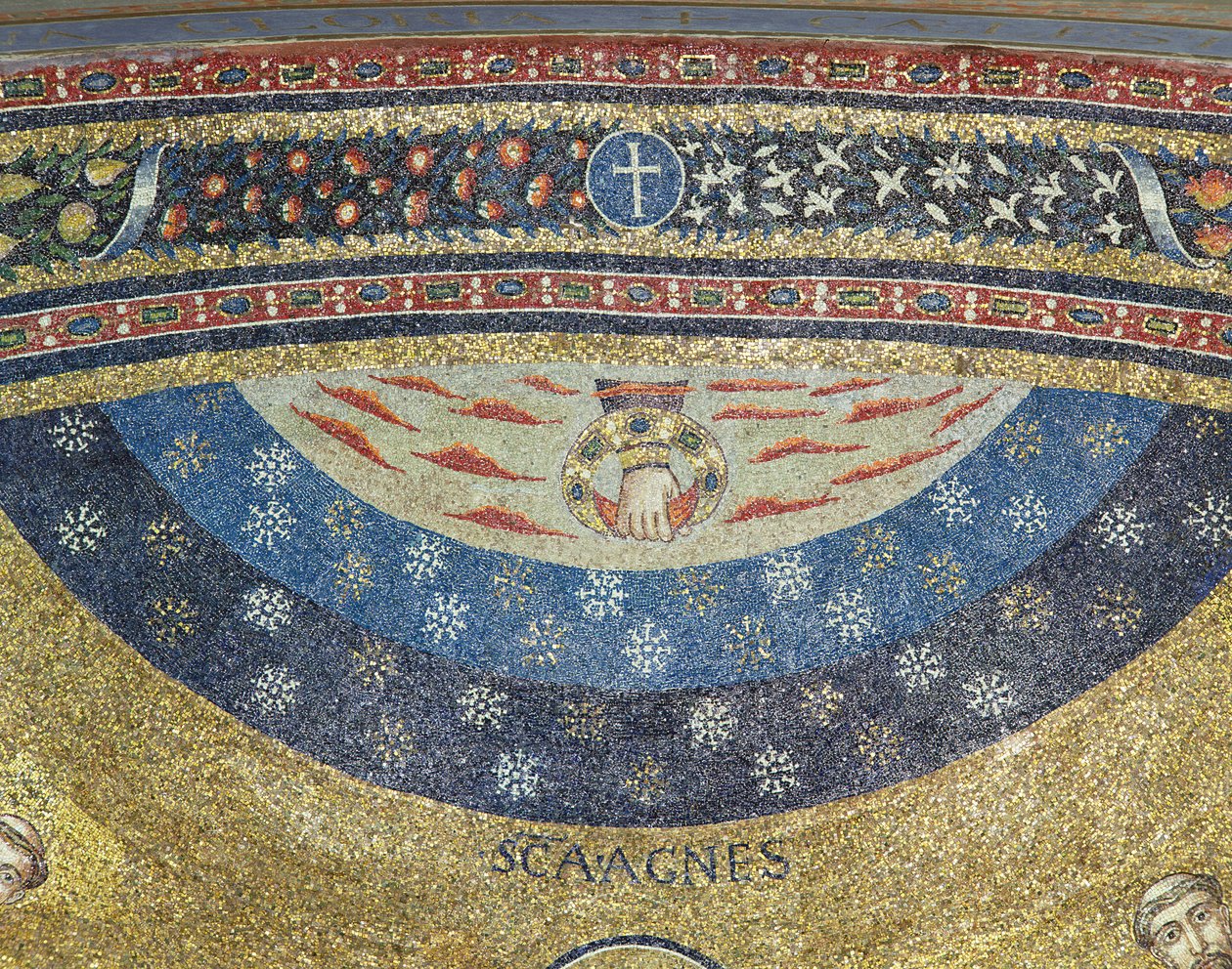 Incoronazione della Vergine e cielo da Italian School