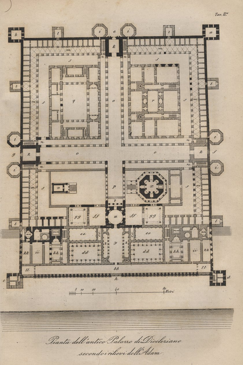 Croazia - Spalato - Palazzo di Diocleziano ricostruito da Robert Adam (Palazzo dell