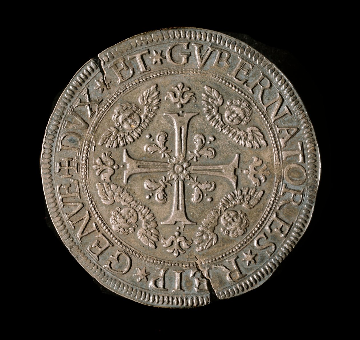 Moneta della Repubblica di Genova: ECU largo in argento. Diam. 61 mm. 1693. fronte. Genova, Musei di Strada Nuova (inv, M7135) da Italian School