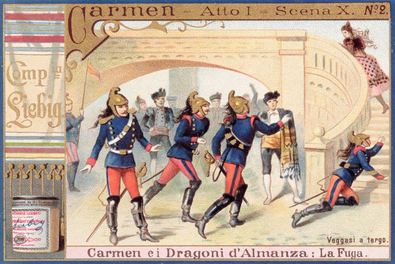 Decorazione per Atto I, Scena i di Carmen di Georges Bizet da Italian School