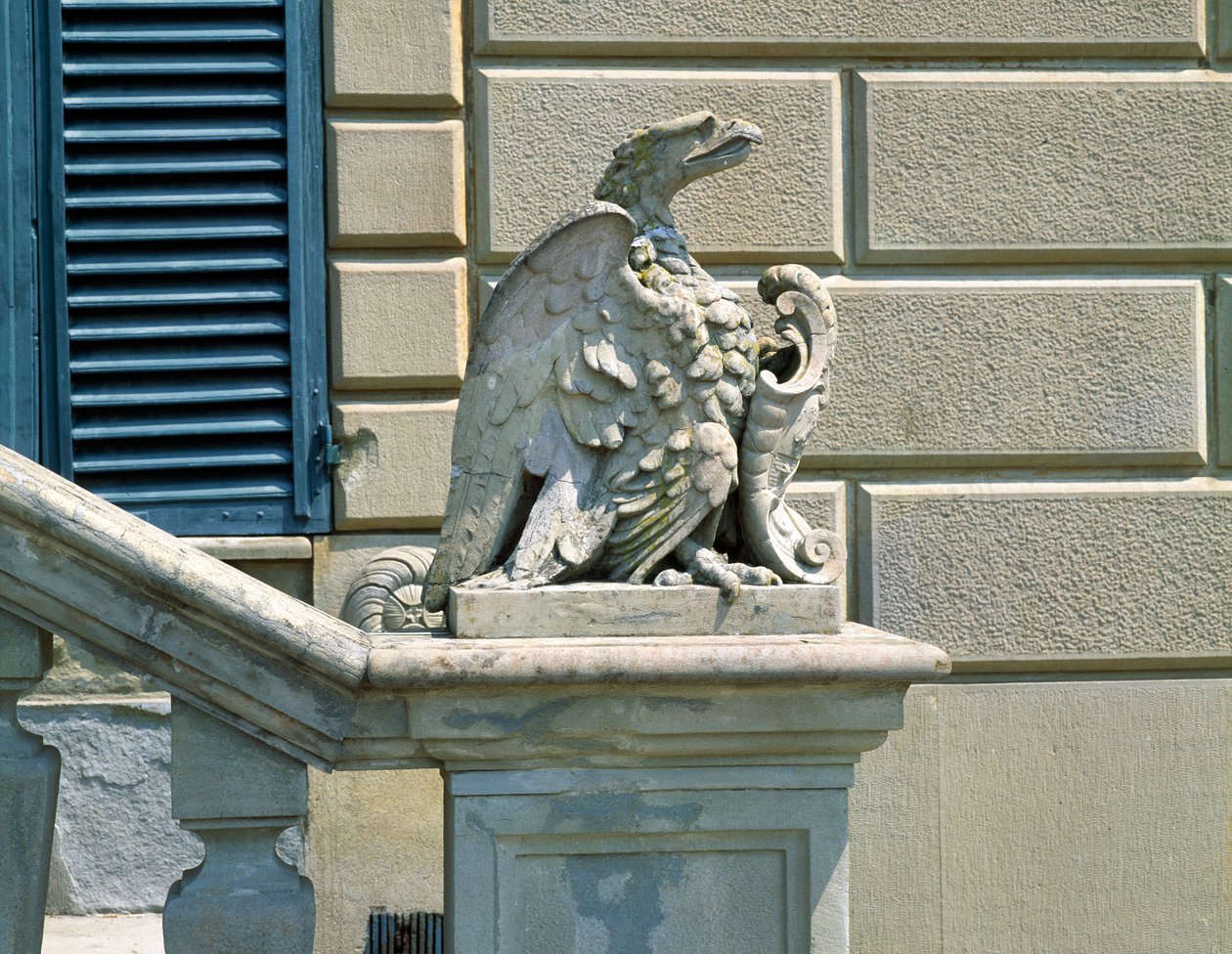 Aquila e stemma, Villa di Celle da Italian School