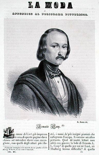 Ernesto Coop, inciso da G. Riccio da Italian School