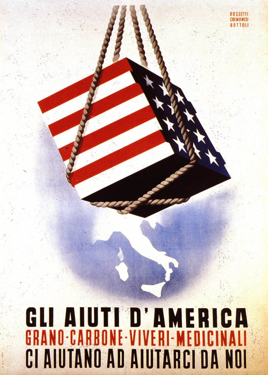 European Recovery Program (ERP) (1948-1952): "Aiuto americano per la ricostruzione dell