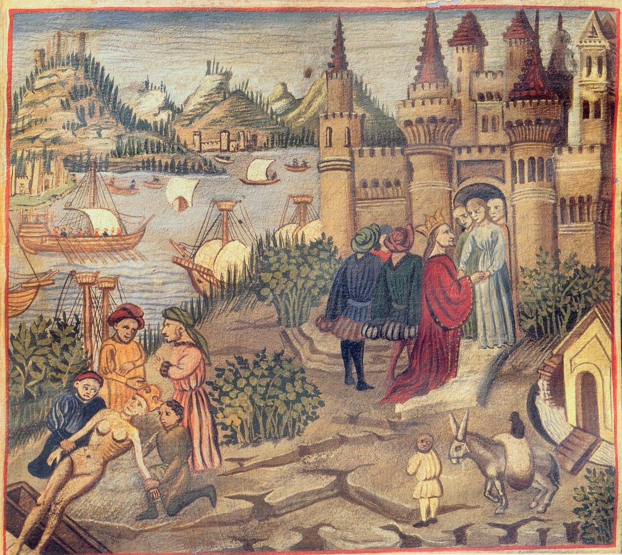 Facsimile della Scuola di Salerno, dal Canone della Medicina di Avicenna da Italian School