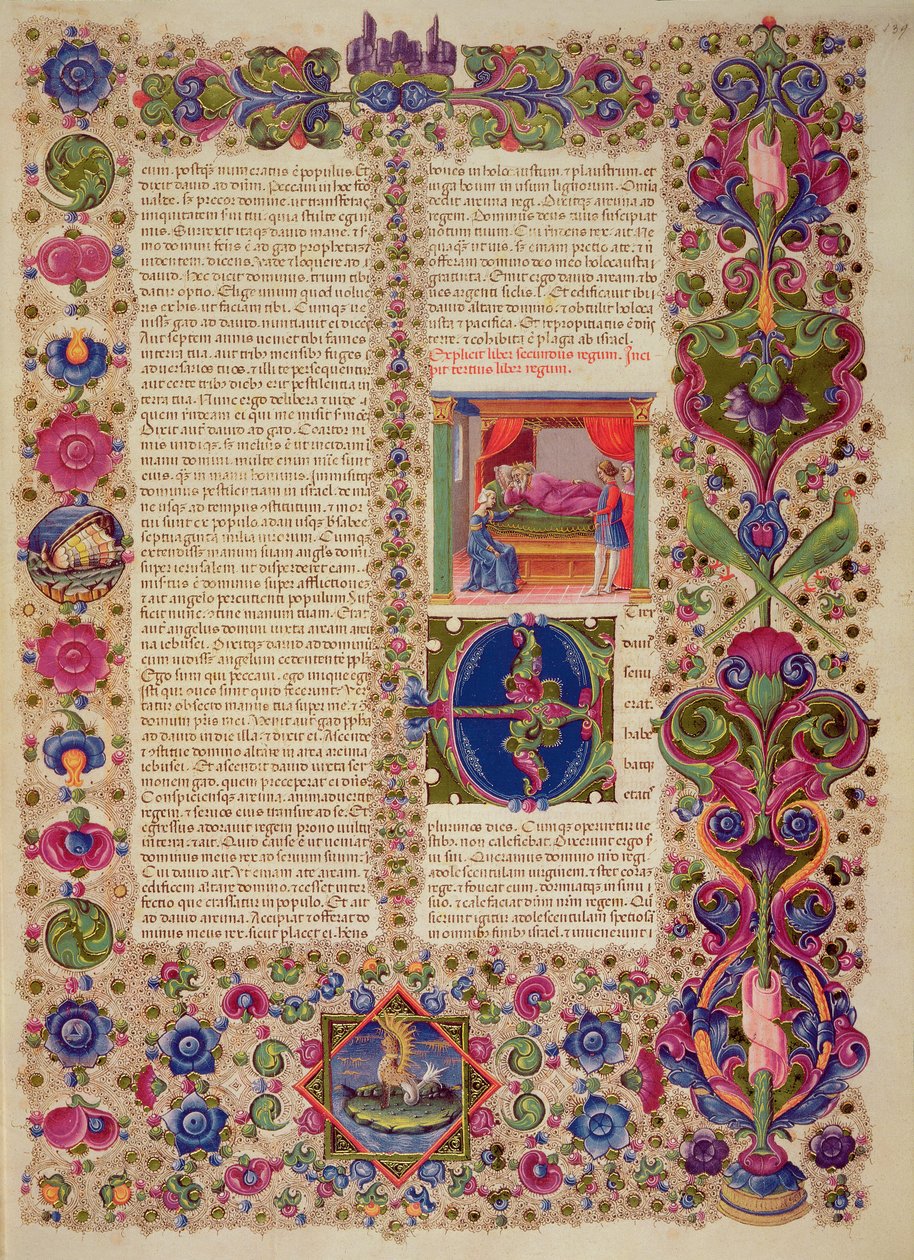 Il Terzo Libro dei Re, dalla Bibbia di Borso d