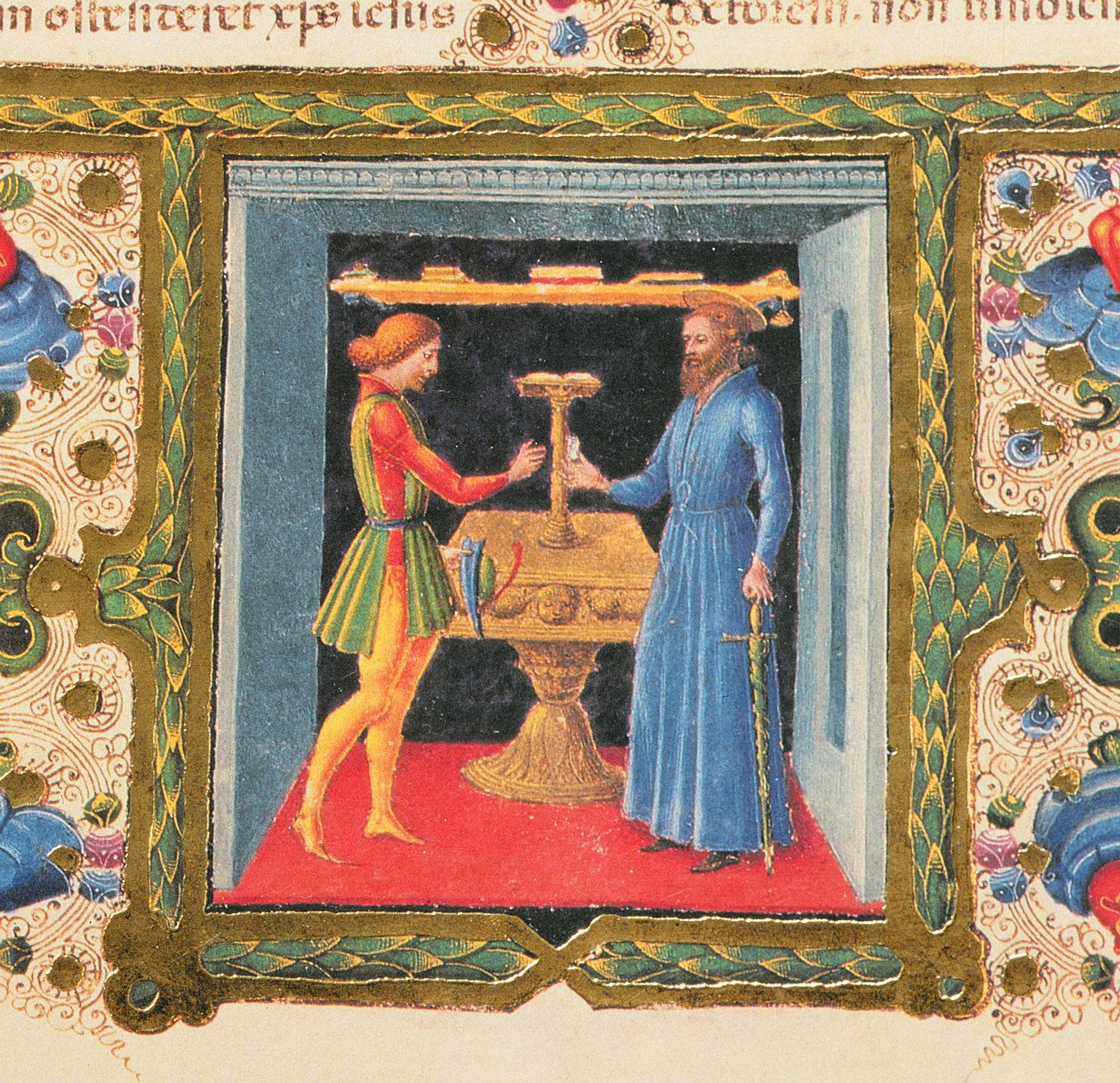 Lettera di San Paolo a Timoteo, dalla Bibbia di Borso d