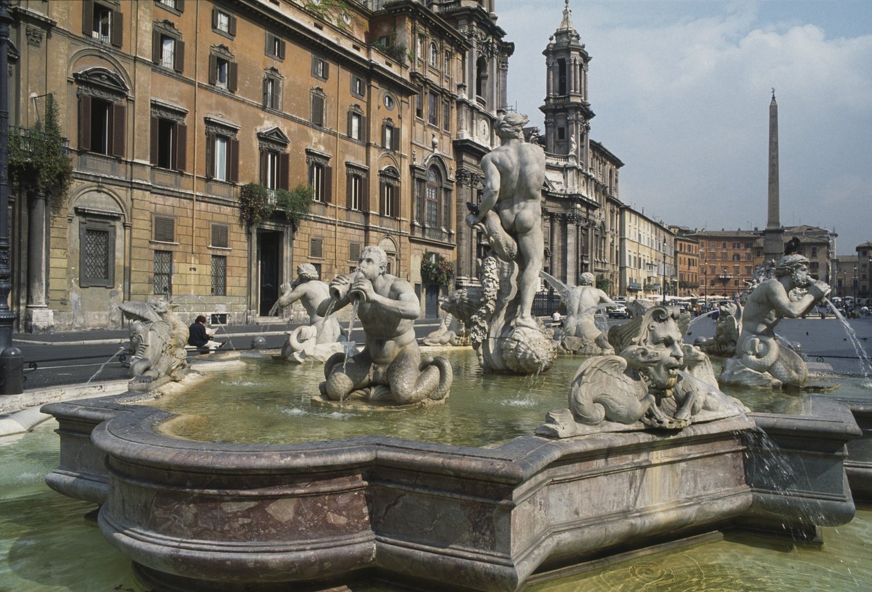 Fontana del Moro, 1653 da Italian School