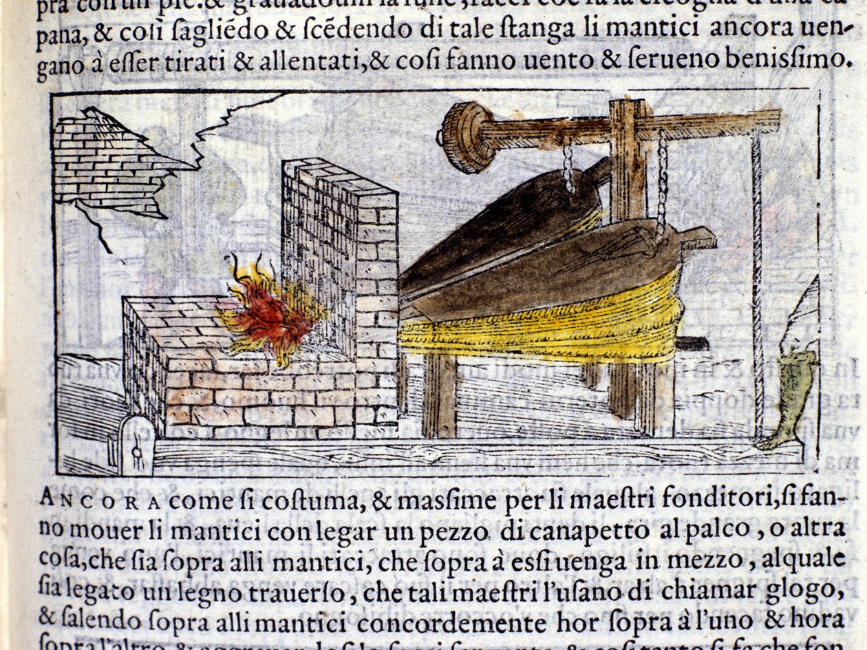 Forgia - in “Pirotechnia” di Biringuccio da Italian School