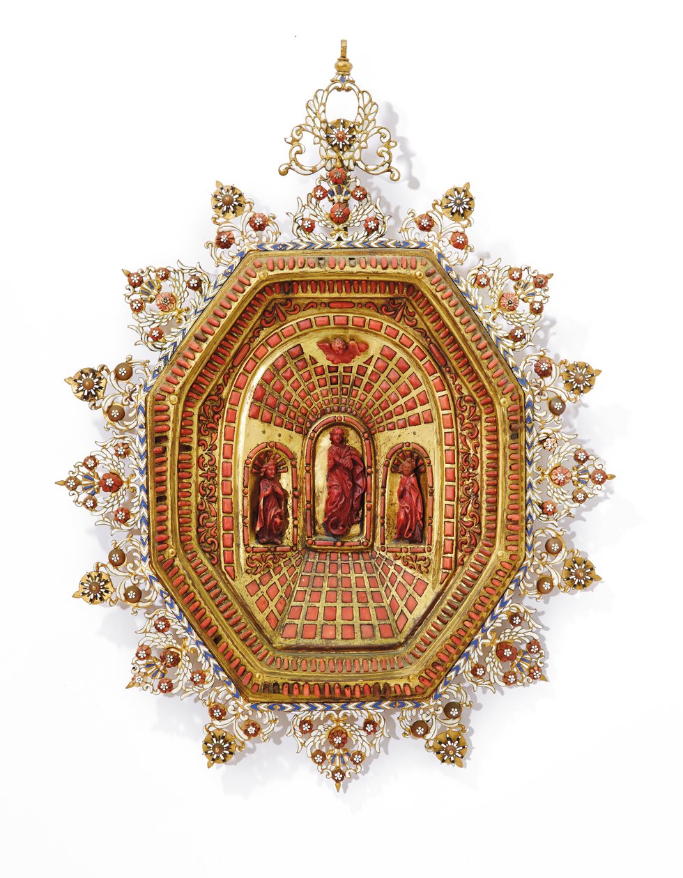 Cornice raffigurante la Vergine Maria, Trapani, inizio XVII secolo da Italian School