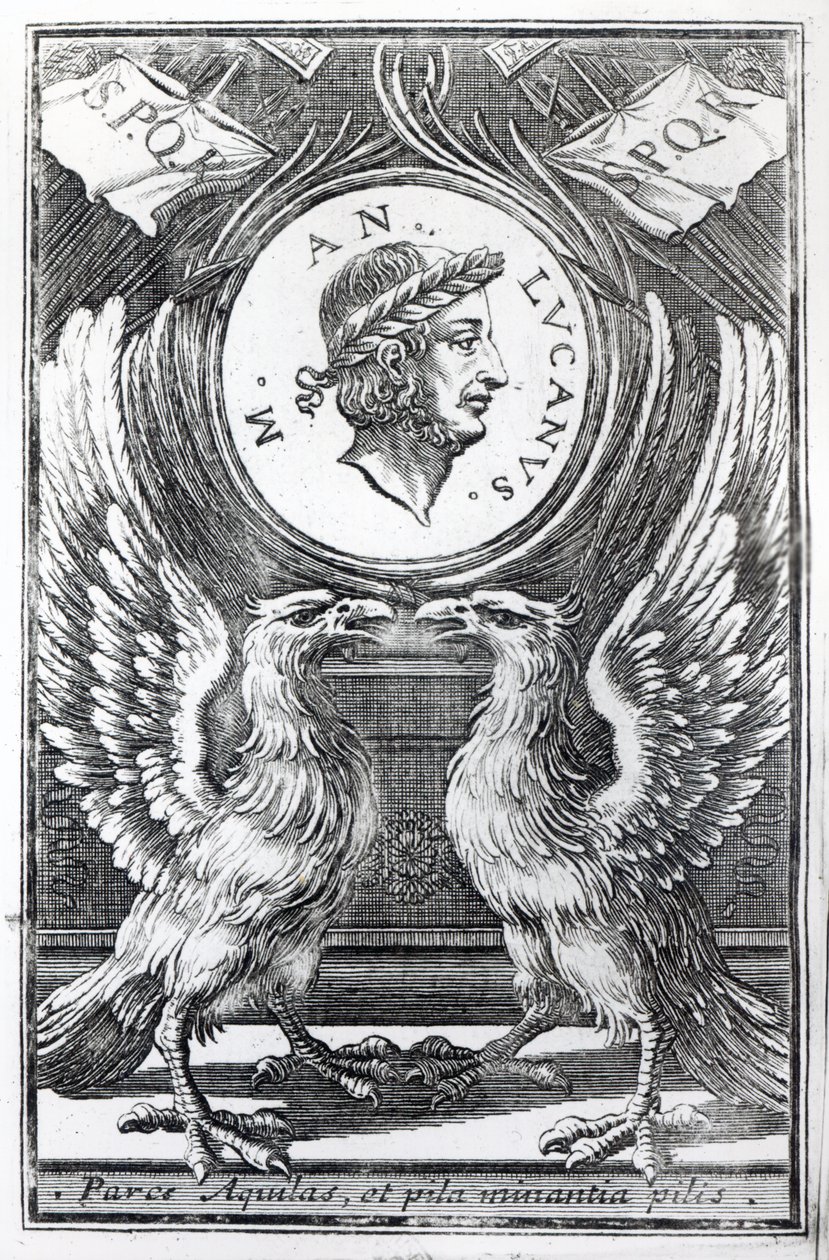 Frontespizio della Farsaglia di Lucano, edizione pubblicata nel 1663 da Italian School
