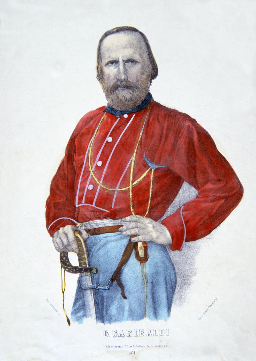 Garibaldi, illustrazione da La Storia d