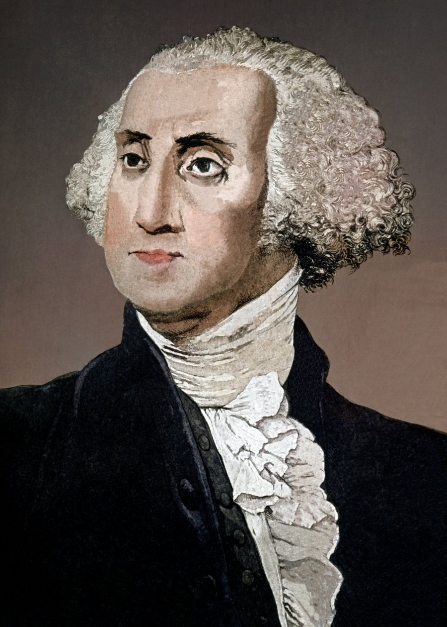 George Washington, c.1880 (incisione) da Italian School
