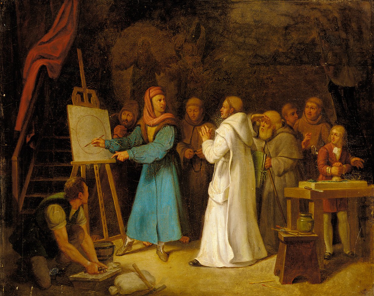 Giotto che dimostra l