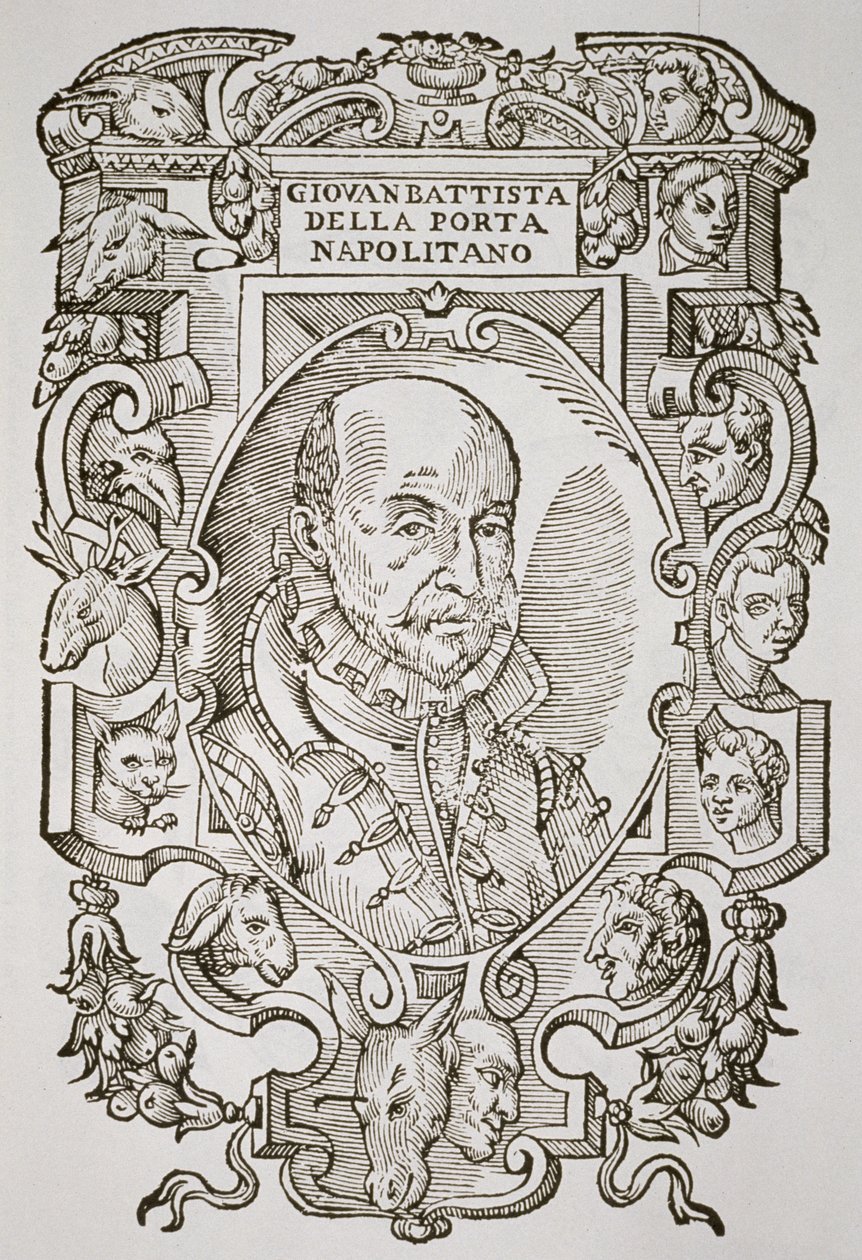 Giovanni Battista della Porta (1535-1615) dal suo libro, Delle Celeste Fisionomia, Padova 1616, illustrato in Storia della Magia, pubblicato alla fine del XIX secolo da Italian School