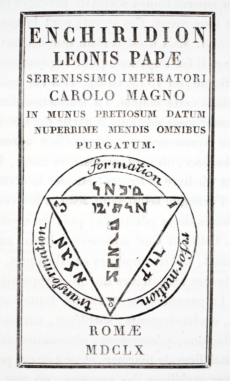 Grimorio di Papa Leone III da Italian School