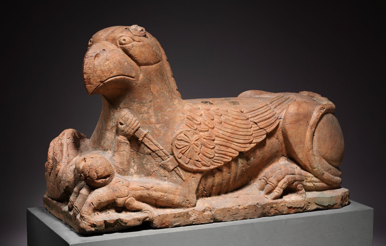 Grifone guardiano, 1150-1175 da Italian School