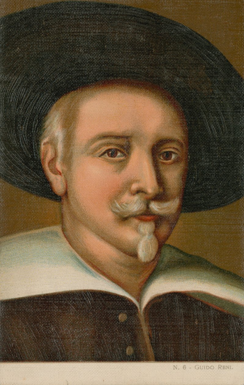Guido Reni, pittore italiano (cromolito) da Italian School