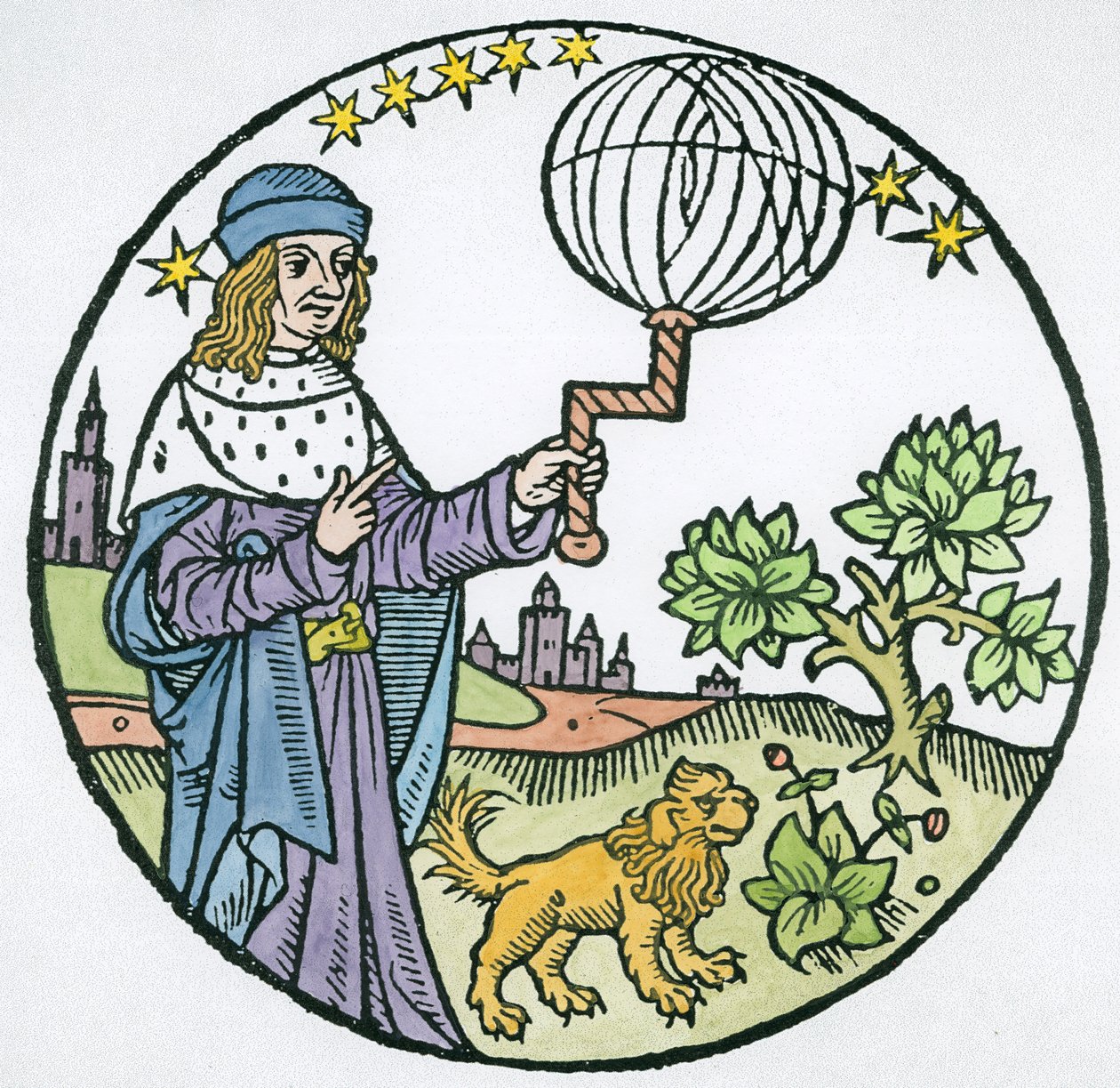 Ritratto ideale di Aristotele (384-322 a.C.), copia di un