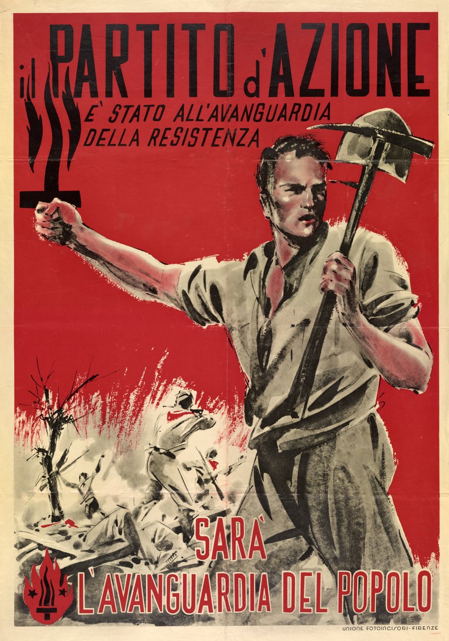 Italian Propaganda Poster "Partito d