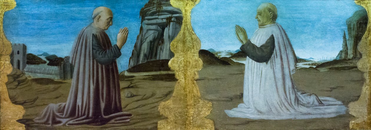 Paesaggio con due donatori da Italian School