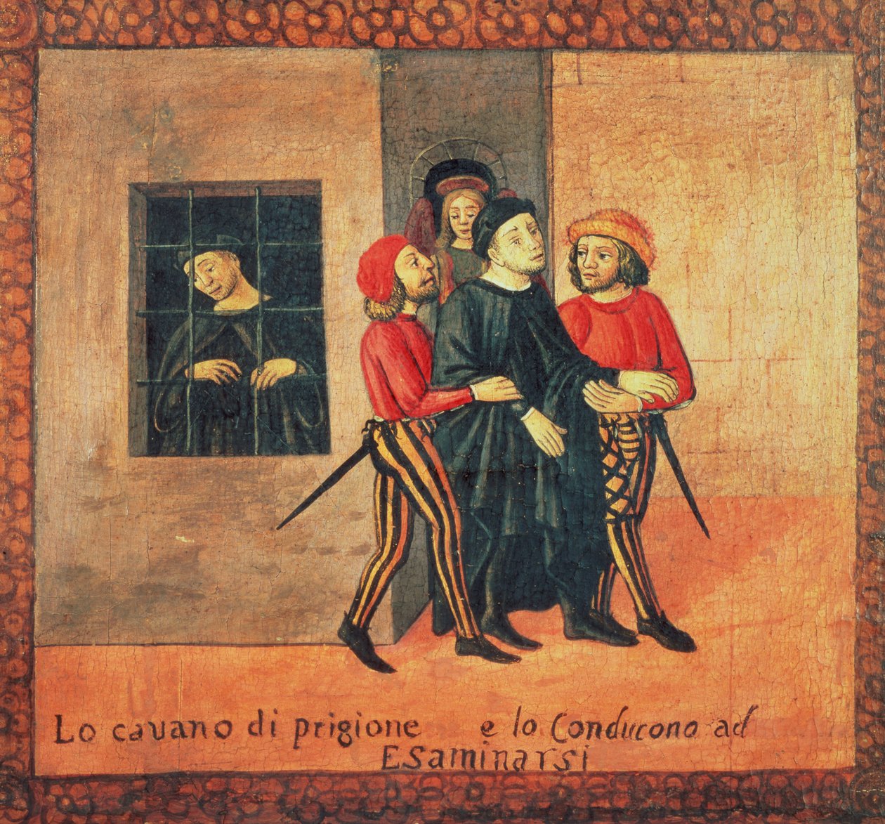 Vita di Antonio di Guiseppe Rinaldeschi - Portato dalla prigione per essere processato, Scuola fiorentina (dettaglio) da Italian School