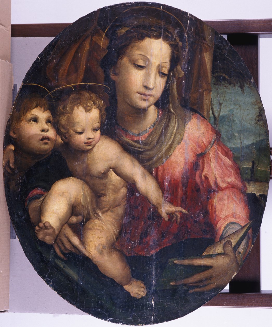 Madonna con Bambino e Giovanni Battista, 1546-55 da Italian School