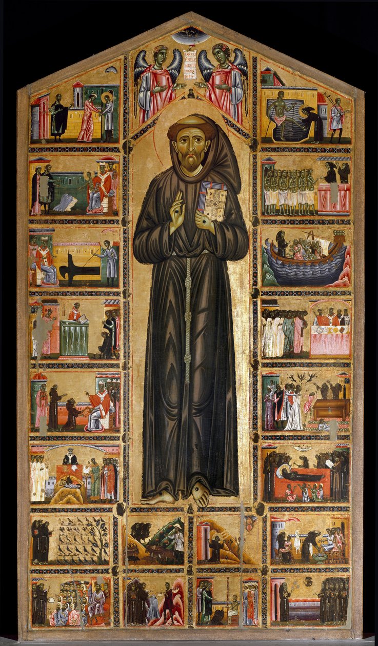 Maestro del San Francesco Bardi. Scuola fiorentina della prima metà del XIII secolo. Pala d
