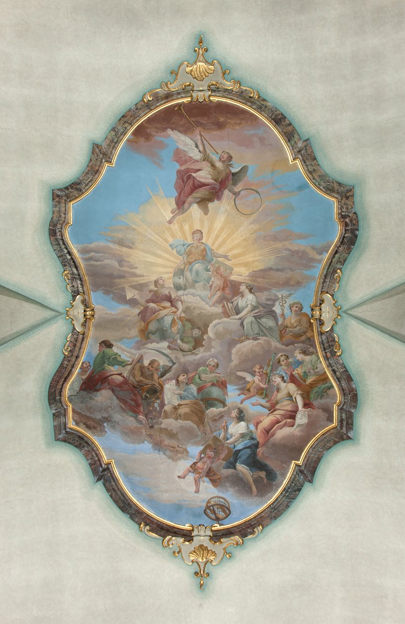 Milano, Chiesa di San Francesco da Paola, Sala degli Affreschi Palazzo da Italian School