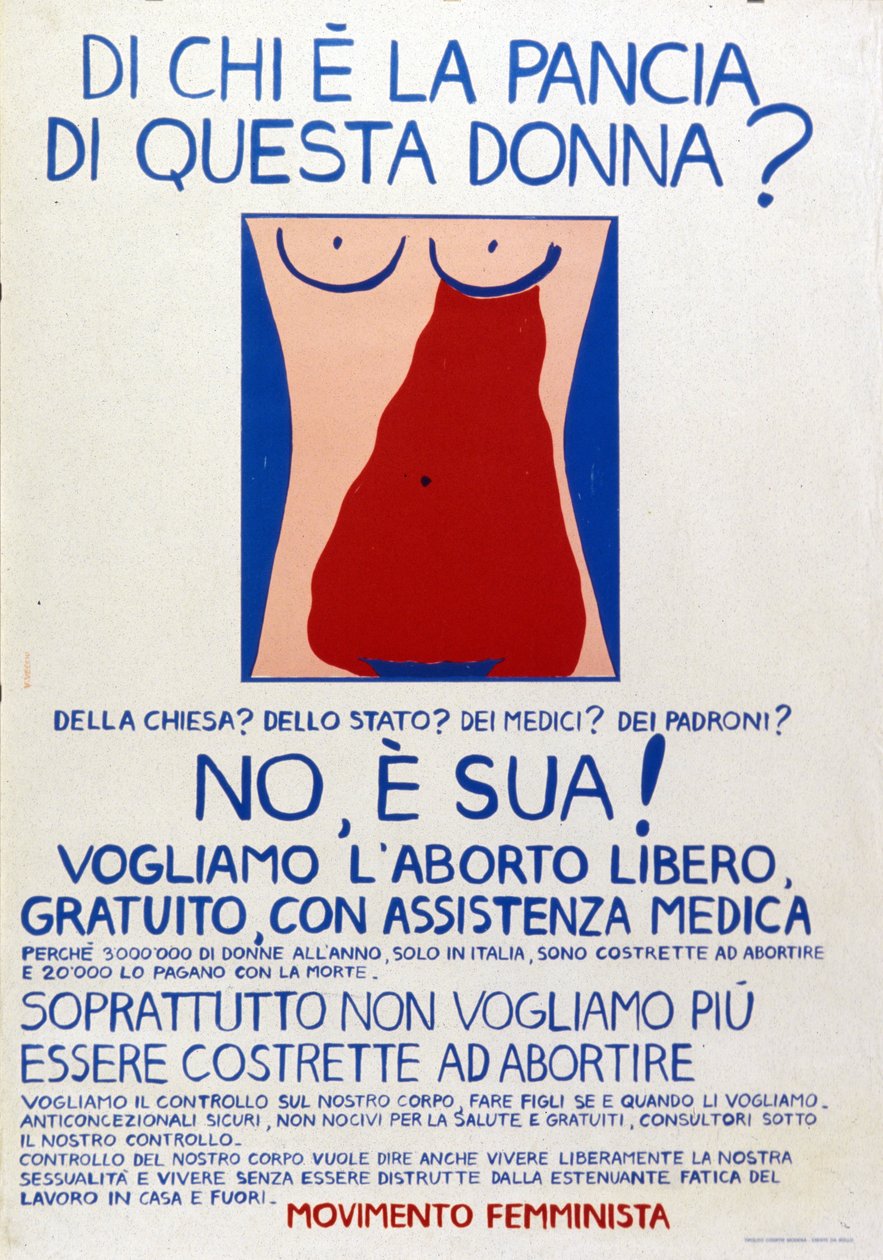 Movimento femminista: "A chi appartiene l