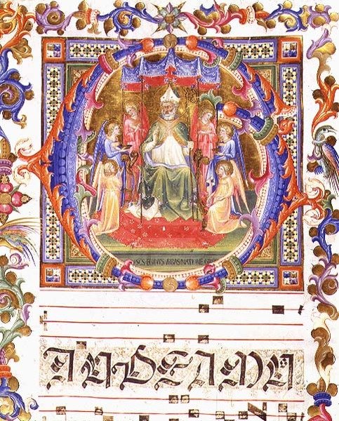 Iniziale istoriata 