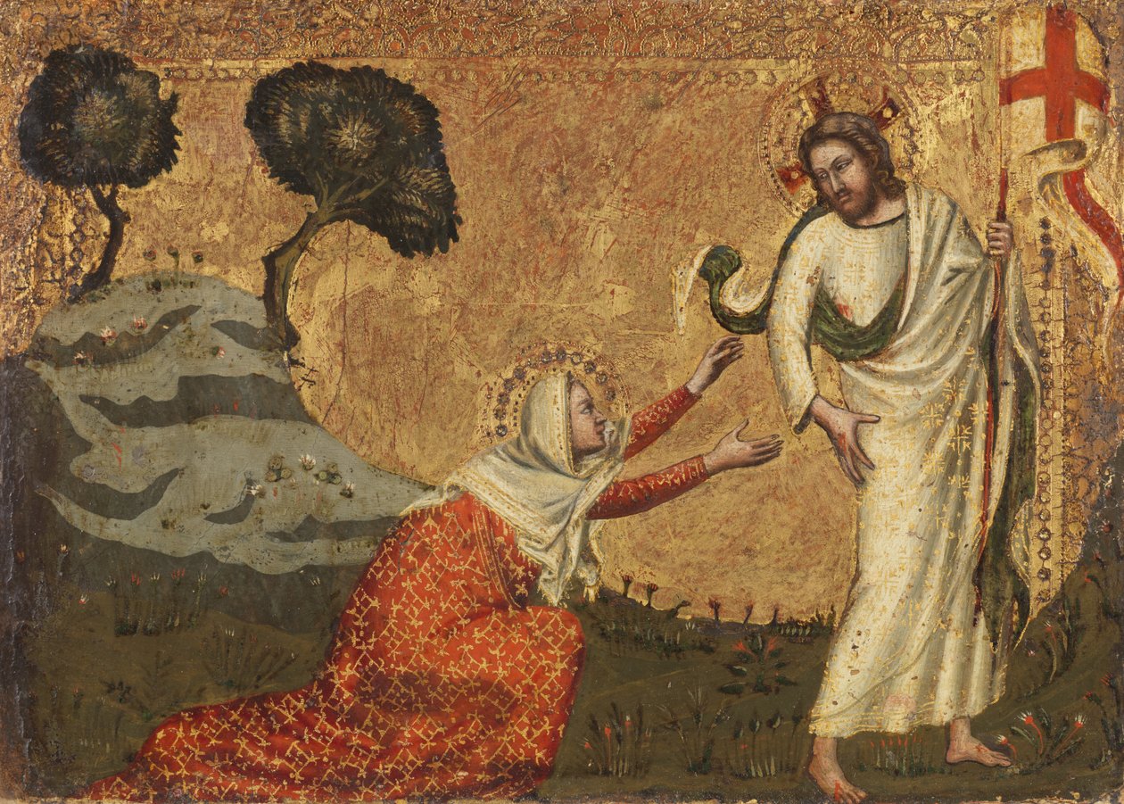 Noli me tangere, 1350-75 da Italian School