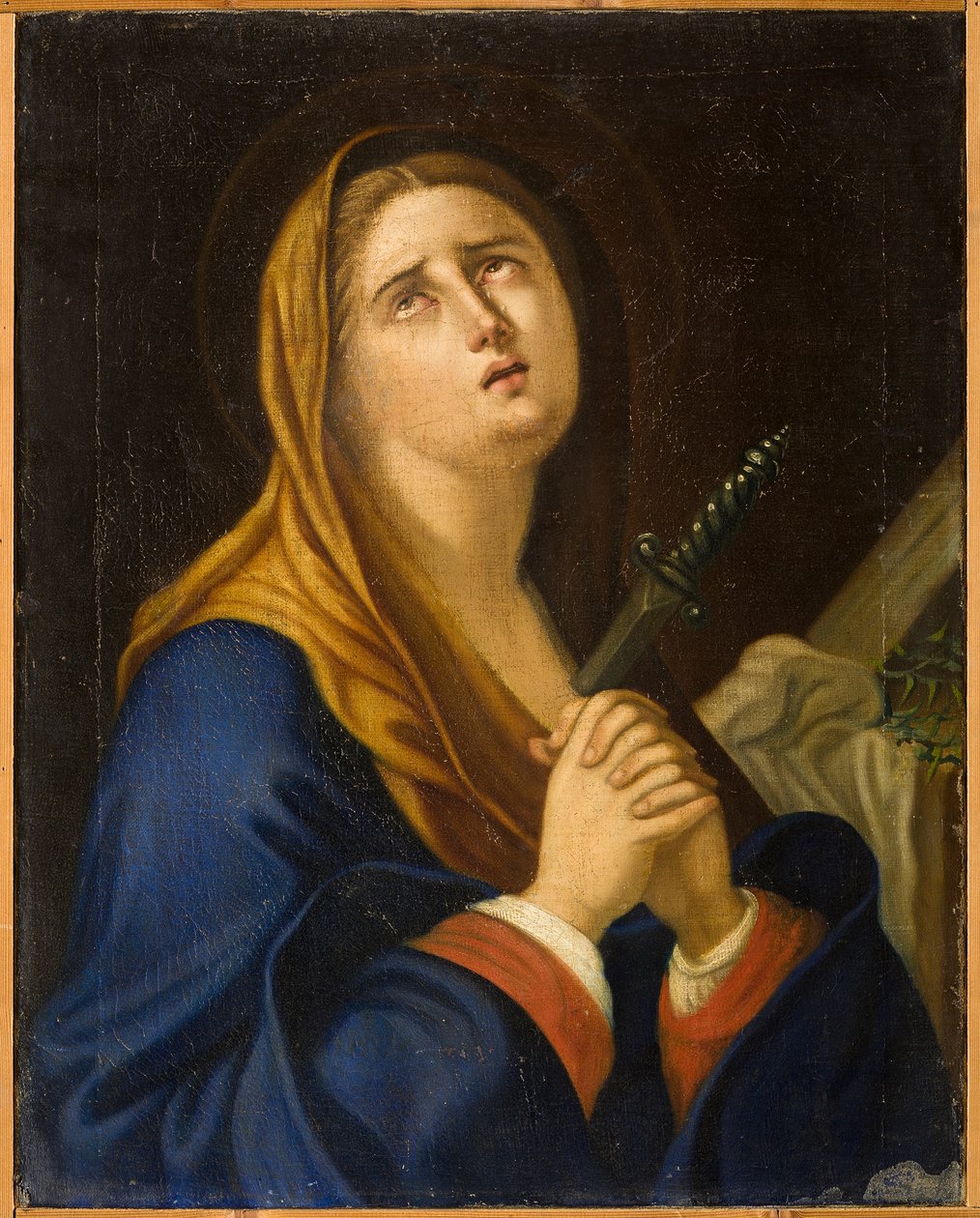La Madonna Addolorata, prima metà del XVIII secolo (olio su tela) da Italian School
