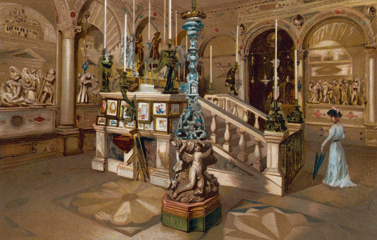 Padova / Padua: Altare del Santo (chromolitho) da Italian School