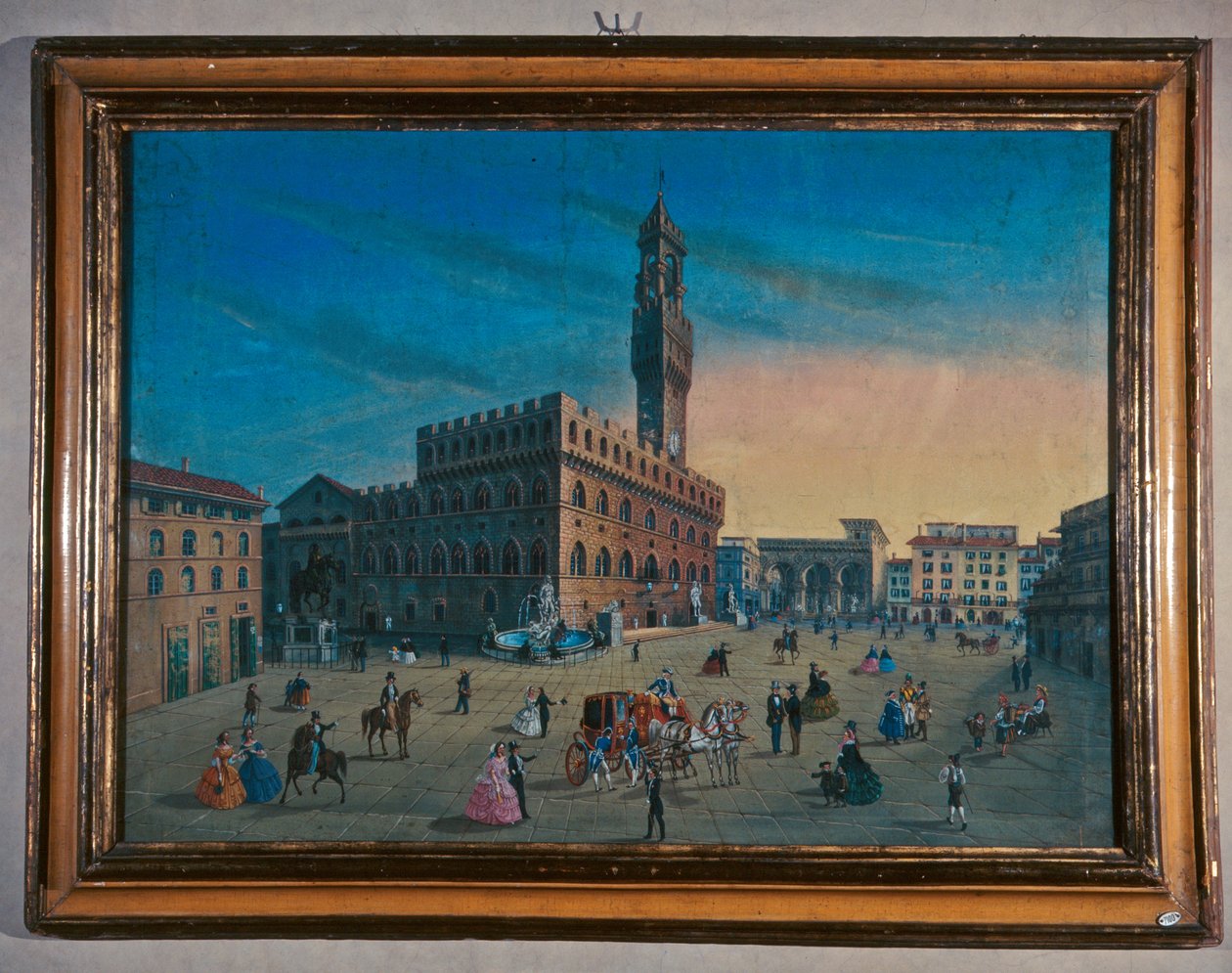 Palazzo Vecchio in Piazza della Signoria, Firenze da Italian School