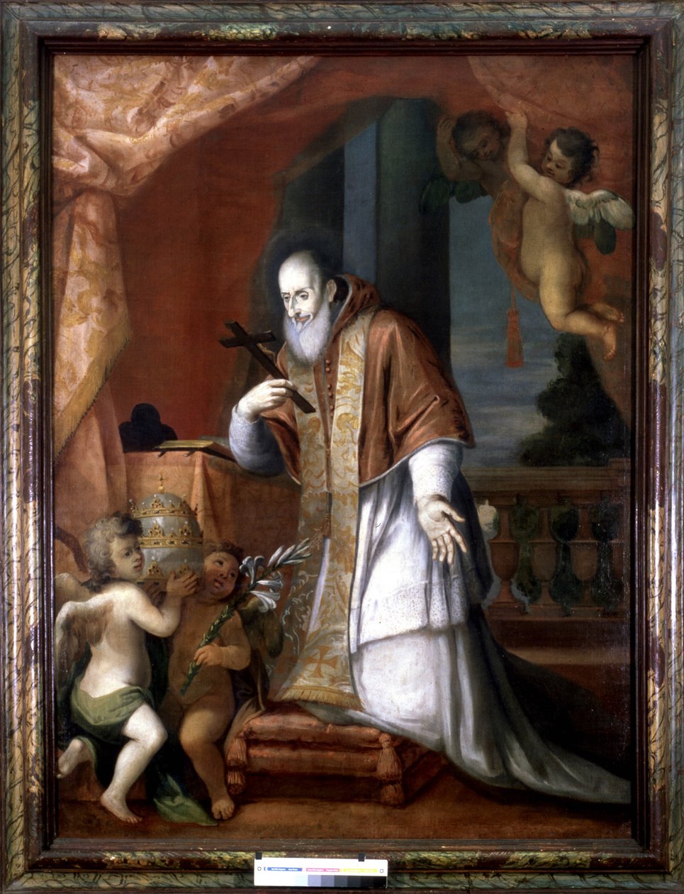 Pio V (1504 - 1572). Dipinto anonimo da una chiesa lombarda da Italian School